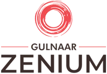 Gulnaar Zenium premium luxury apartments Zirakpur logo