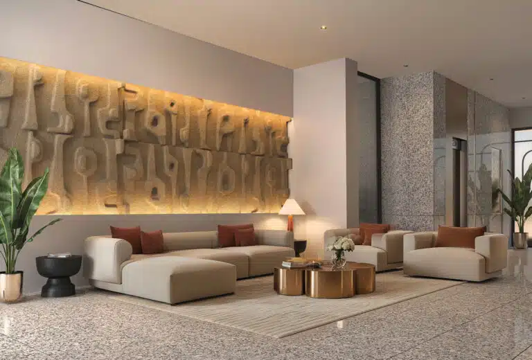 Gulnaar Zenium luxury apartment living room